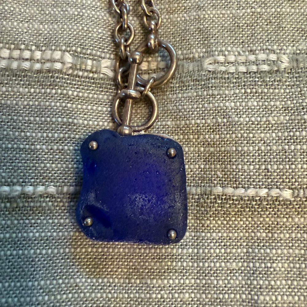 Blue Pendant Necklace
